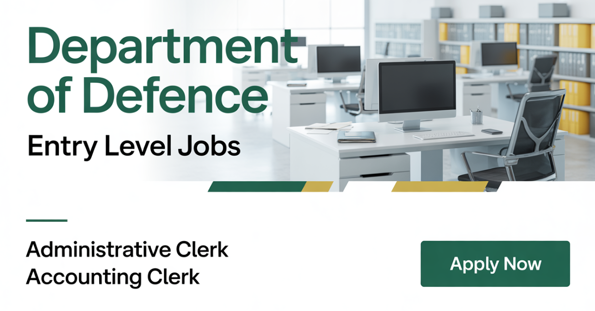 Department of Defence Entry level Jobs