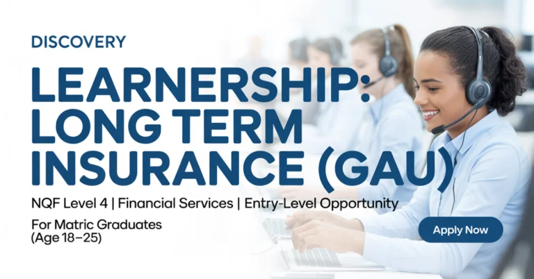 Discovery Learnership Long Term Insurance