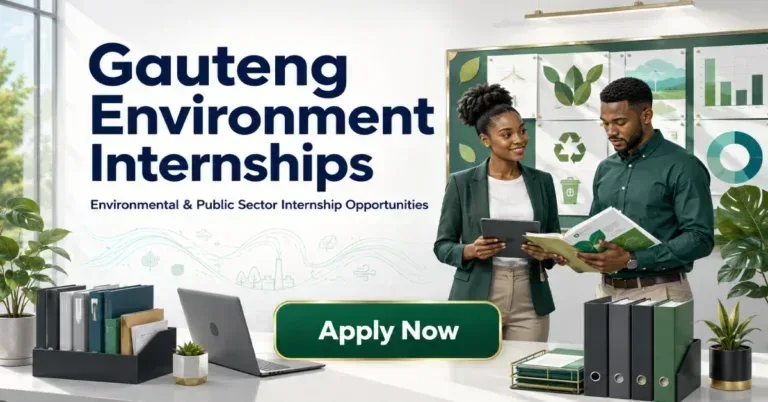 Gauteng Department of Environment Internships